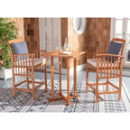 Pate 3 Piece Bar Height Bistro Set - Indoor/Outdoor - PAT7043 - Safavieh