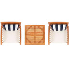 Pate 3 Piece Bar Height Bistro Set - Indoor/Outdoor - PAT7043 - Safavieh