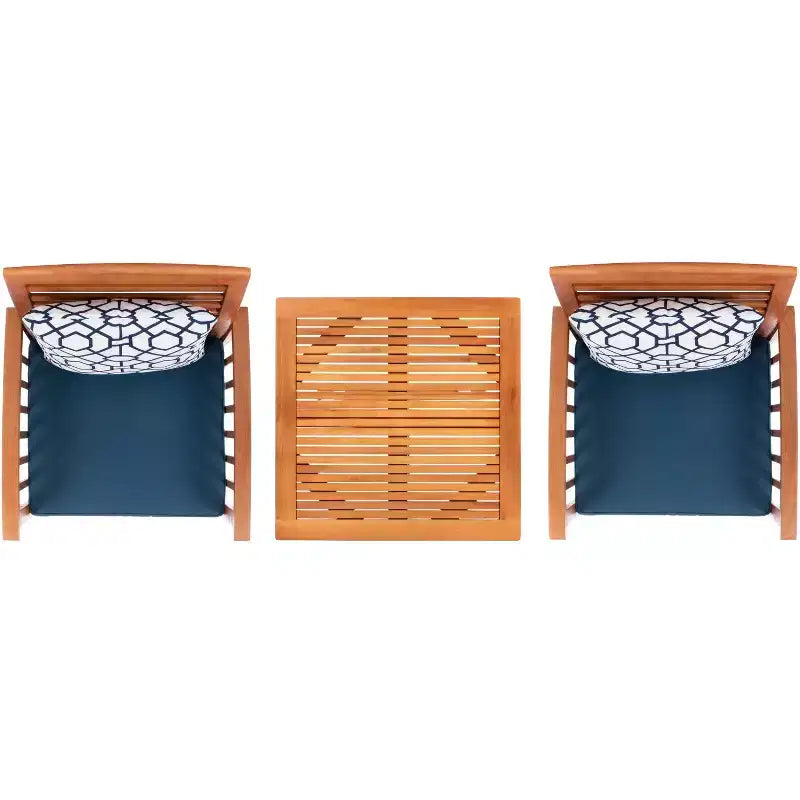 Pate 3 Piece Bar Height Bistro Set - Indoor/Outdoor - PAT7043 - Safavieh