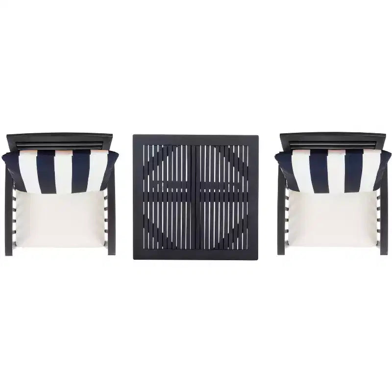 Pate 3 Piece Bar Height Bistro Set - Indoor/Outdoor - PAT7043 - Safavieh