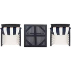 Pate 3 Piece Bar Height Bistro Set - Indoor/Outdoor - PAT7043 - Safavieh