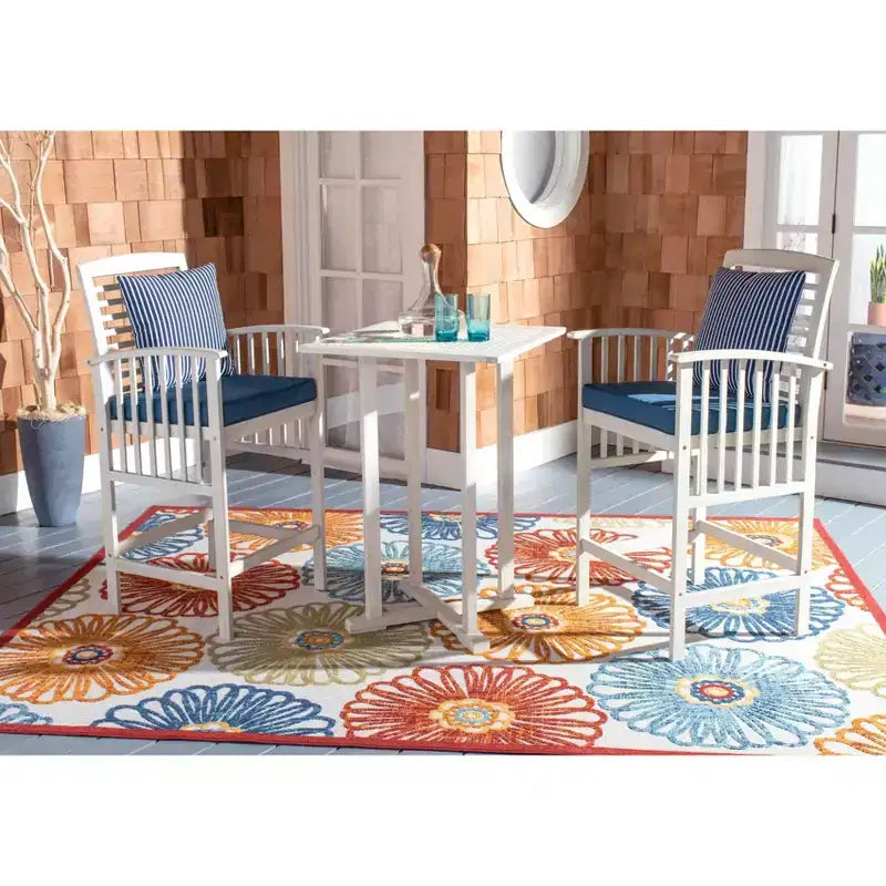 Pate 3 Piece Bar Height Bistro Set - Indoor/Outdoor - PAT7043 - Safavieh