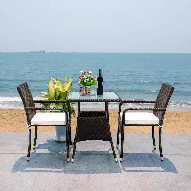 Laban Bistro Set - Indoor/Outdoor - PAT7718 - Safavieh