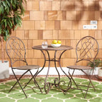 Adriel 3 Piece Bistro Set - Indoor/Outdoor - PAT5031 - Safavieh
