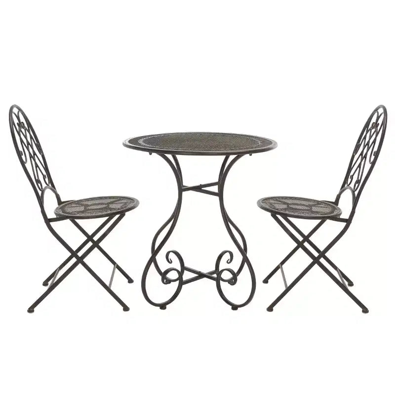 Adriel 3 Piece Bistro Set - Indoor/Outdoor - PAT5031 - Safavieh