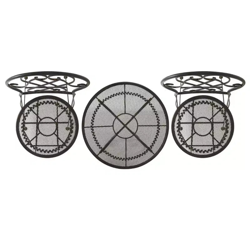 Adriel 3 Piece Bistro Set - Indoor/Outdoor - PAT5031 - Safavieh