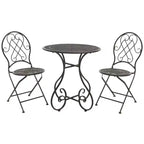 Adriel 3 Piece Bistro Set - Indoor/Outdoor - PAT5031 - Safavieh