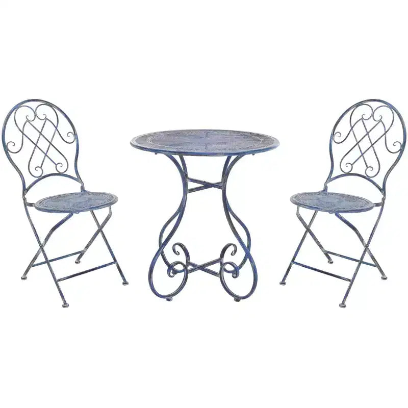 Adriel 3 Piece Bistro Set - Indoor/Outdoor - PAT5031 - Safavieh
