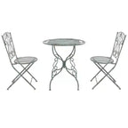 Semly 3 Piece Bistro - Indoor/Outdoor - PAT5028 - Safavieh