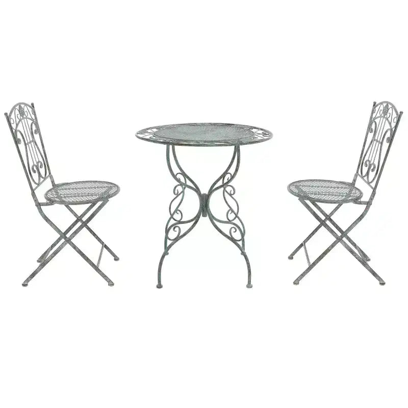 Semly 3 Piece Bistro - Indoor/Outdoor - PAT5028 - Safavieh