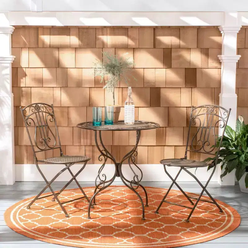 Semly 3 Piece Bistro - Indoor/Outdoor - PAT5028 - Safavieh