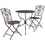 Semly 3 Piece Bistro - Indoor/Outdoor - PAT5028 - Safavieh