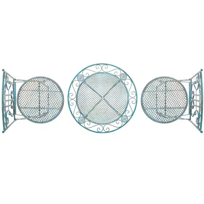 Semly 3 Piece Bistro - Indoor/Outdoor - PAT5028 - Safavieh