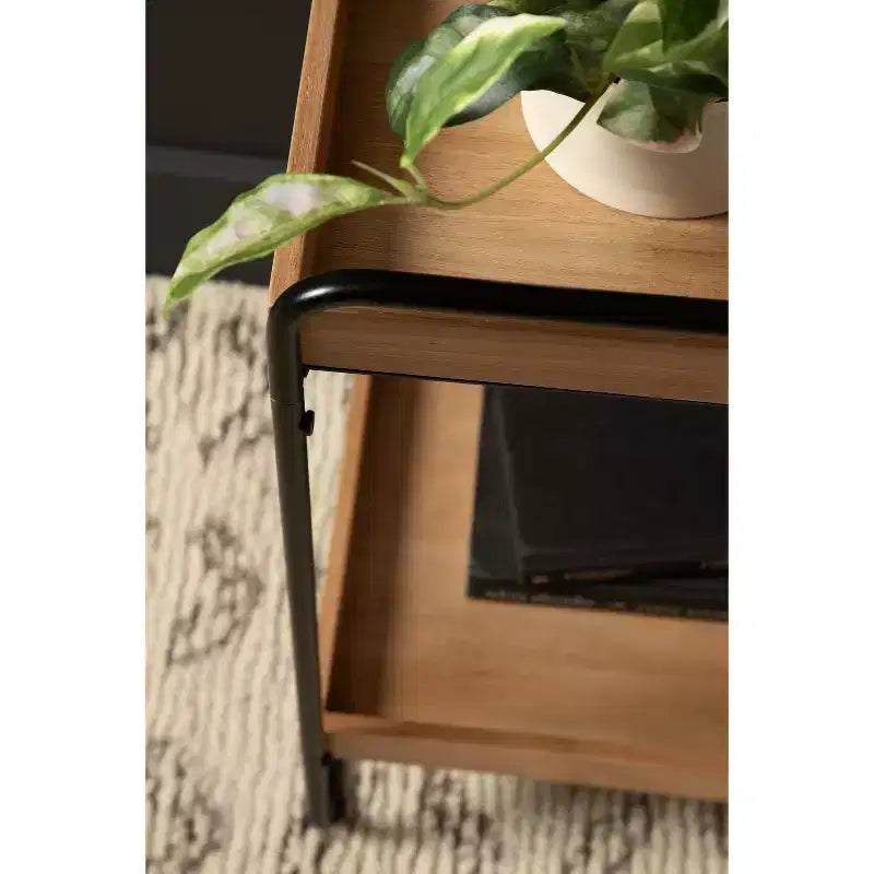 Kate and Laurel Nicco Tiered Side Table, 13x16x26,