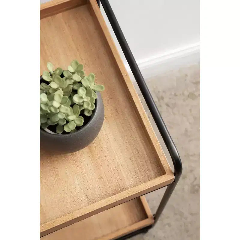 Kate and Laurel Nicco Tiered Side Table, 13x16x26,