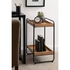 Kate and Laurel Nicco Tiered Side Table, 13x16x26,