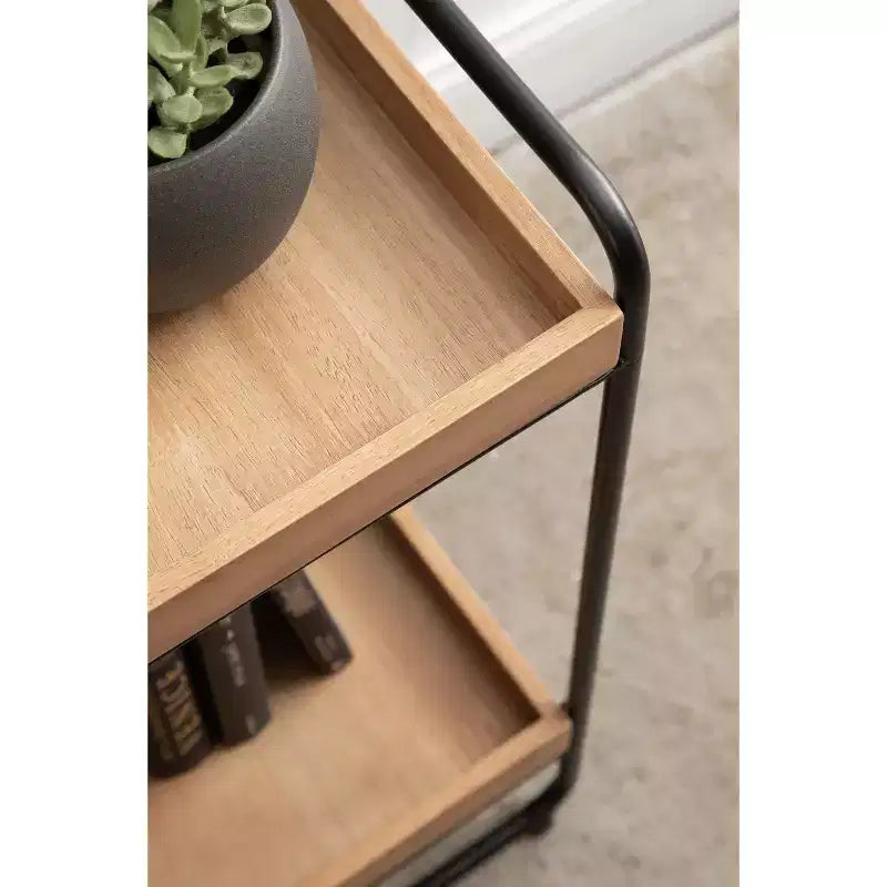 Kate and Laurel Nicco Tiered Side Table, 13x16x26,