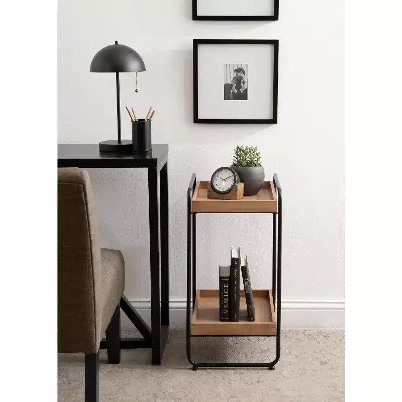Kate and Laurel Nicco Tiered Side Table, 13x16x26,