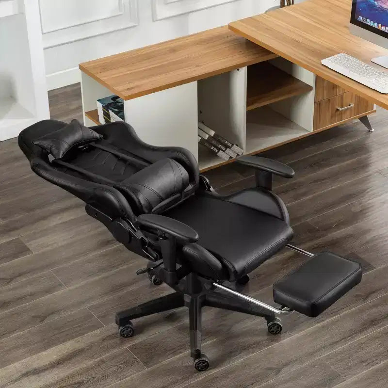GameFitz Gaming Chair with Head Pillow