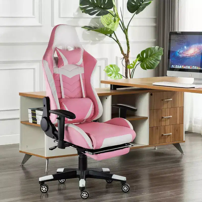 GameFitz Gaming Chair with Head Pillow