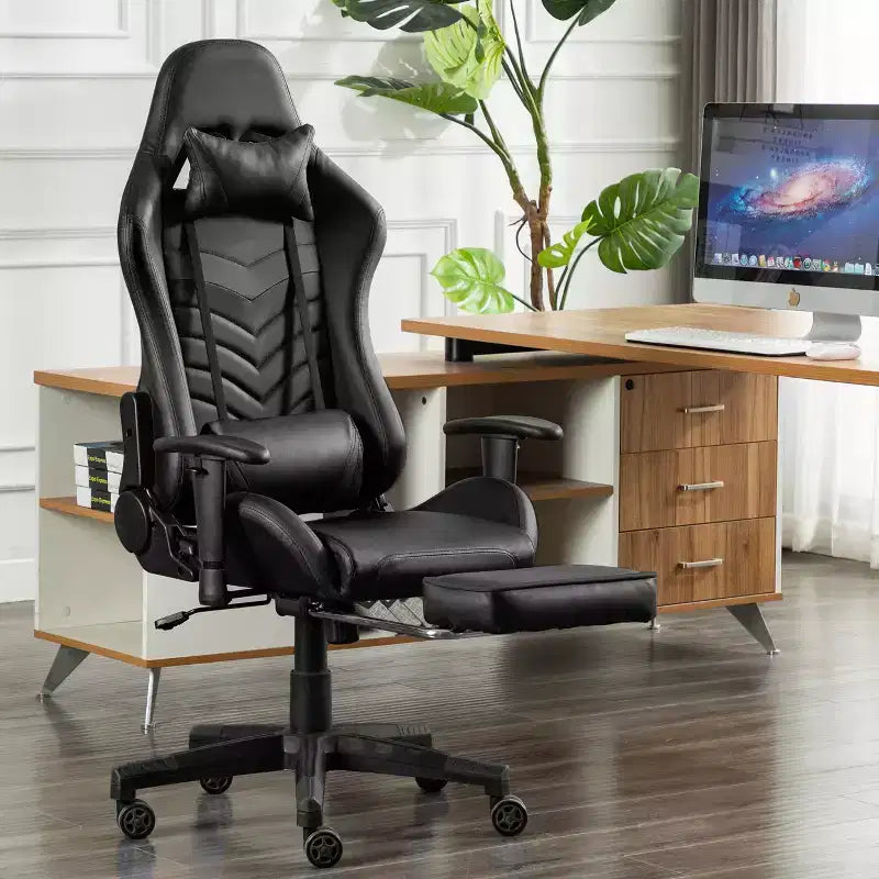 GameFitz Gaming Chair with Head Pillow