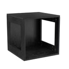 Hasting Home Modern Stackable Modular Cube End Table with Open Sides