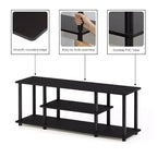 Furinno No Tools 3-Tier TV Stands for TV's up to 50 Entertainment Media Center