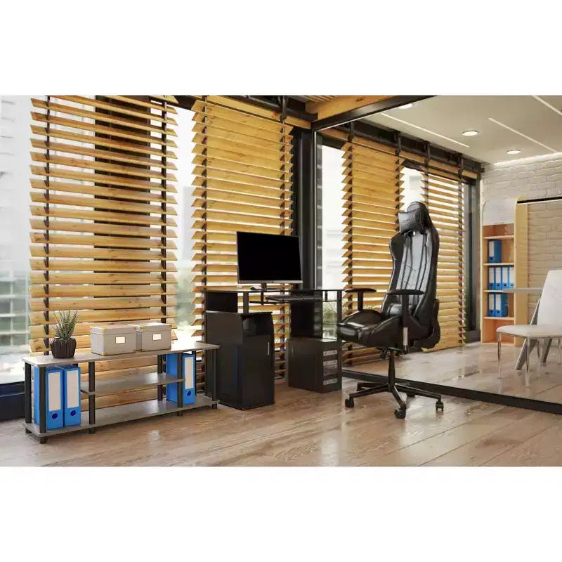 Furinno No Tools 3-Tier TV Stands for TV's up to 50 Entertainment Media Center