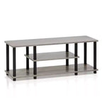 Furinno No Tools 3-Tier TV Stands for TV's up to 50 Entertainment Media Center