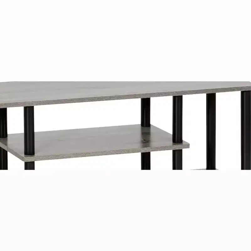 Furinno No Tools 3-Tier TV Stands for TV's up to 50 Entertainment Media Center