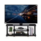 Furinno No Tools 3-Tier TV Stands for TV's up to 50 Entertainment Media Center