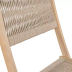Javea Modern Coastal 3-Piece Acacia Wood Outdoor Folding Bistro Set