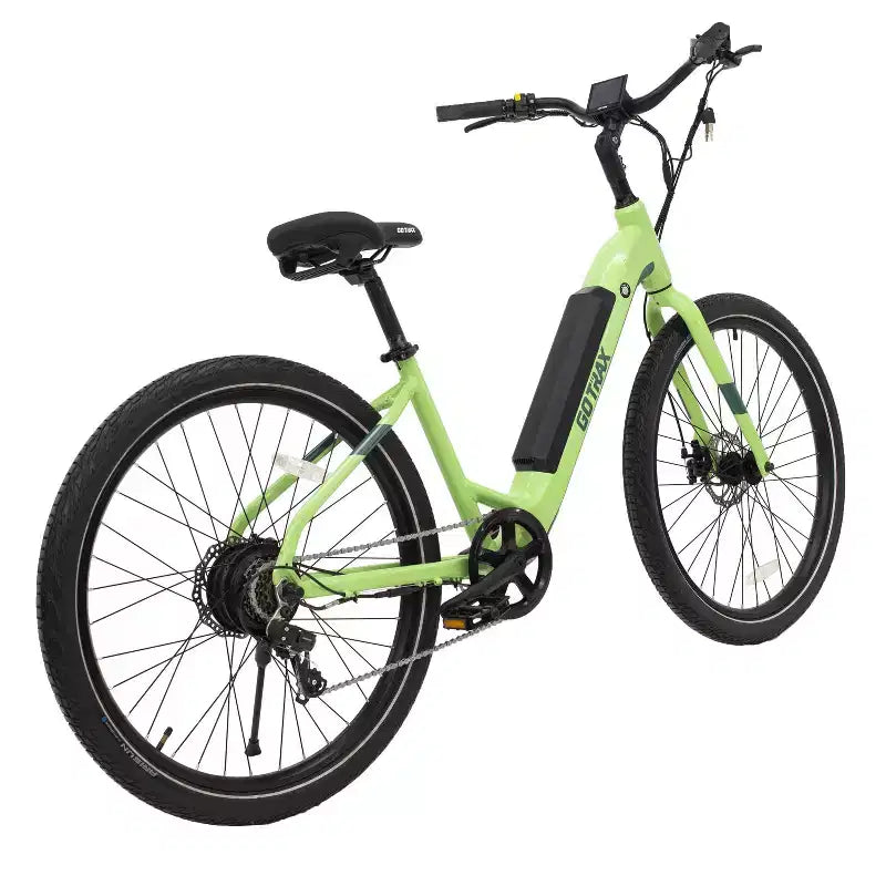 GOTRAX Adult Transit 27.5 Step Through Electric Hybrid Bike