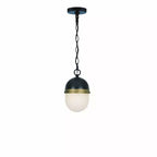 Crystorama Lighting Capsule 3 - Light Pendant in Matte Black