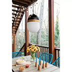 Crystorama Lighting Capsule 3 - Light Pendant in Matte Black