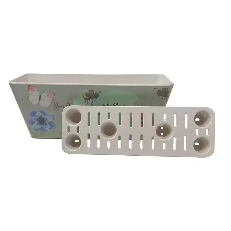 Tierra Garden 16 Rectangular Self-Watering Bamboo Planter