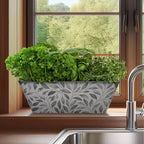 Tierra Garden 16 Rectangular Self-Watering Bamboo Planter