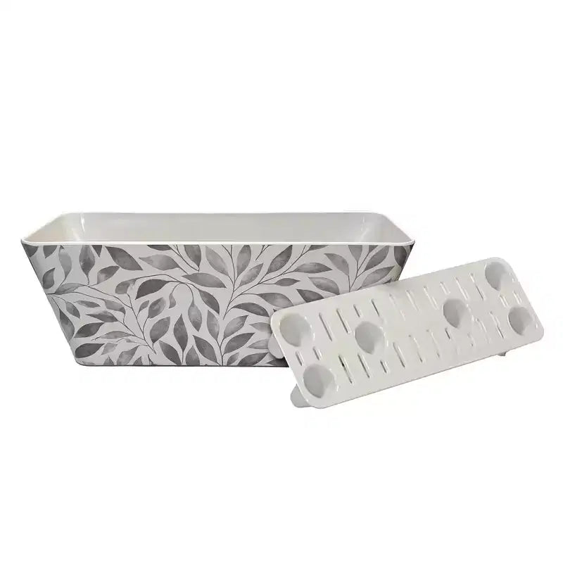Tierra Garden 16 Rectangular Self-Watering Bamboo Planter