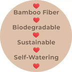 Tierra Garden 16 Rectangular Self-Watering Bamboo Planter
