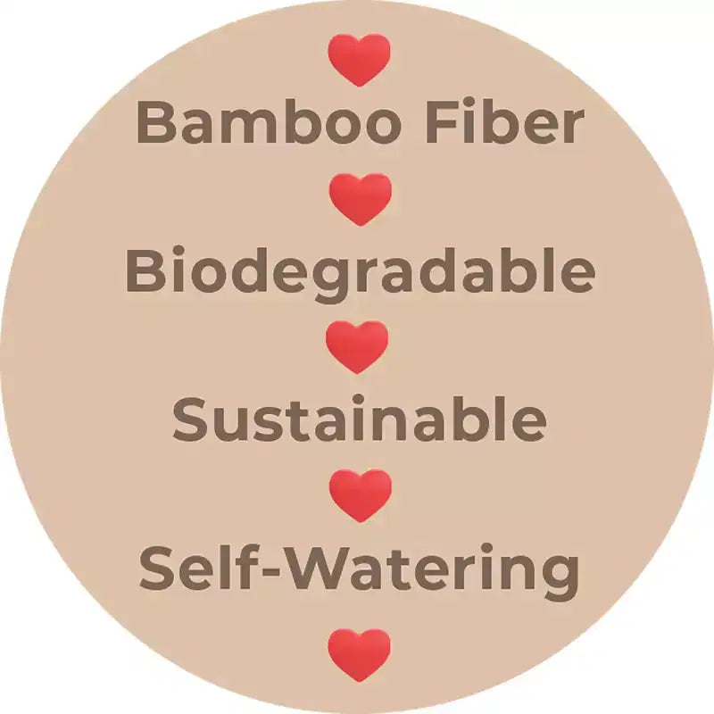 Tierra Garden 16 Rectangular Self-Watering Bamboo Planter