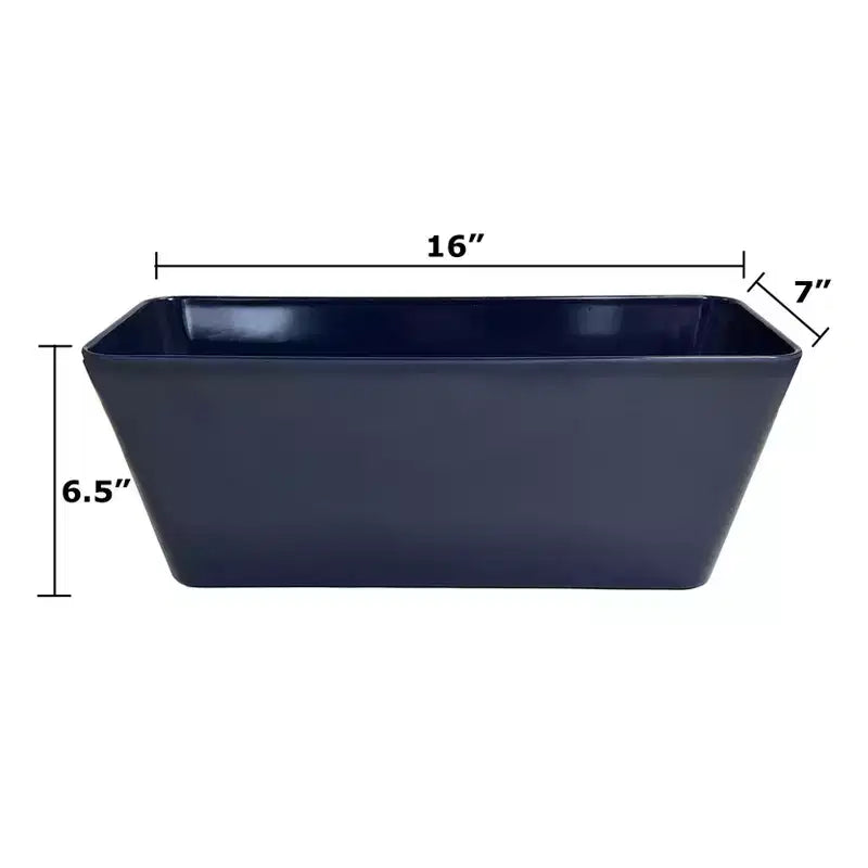 Tierra Garden 16 Rectangular Self-Watering Bamboo Planter