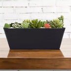 Tierra Garden 16 Rectangular Self-Watering Bamboo Planter