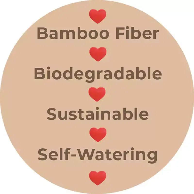 Tierra Garden 16 Rectangular Self-Watering Bamboo Planter