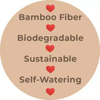 Tierra Garden 16 Rectangular Self-Watering Bamboo Planter