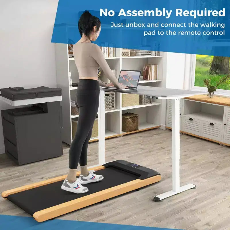 Costway 3-in-1 Walking Pad Under Desk Treadmill with Remote Smart APP Control LED Display