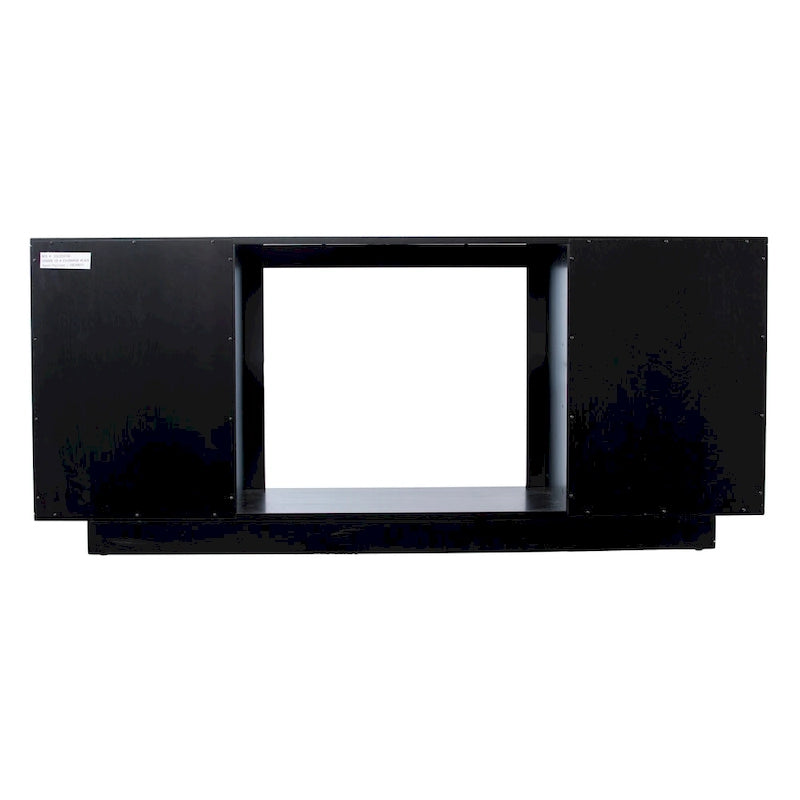 SEI Furniture Delauro Color Changing Electric Fireplace Media TV Stand with Storage