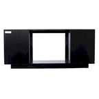 SEI Furniture Delauro Color Changing Electric Fireplace Media TV Stand with Storage