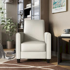 Haynes Traditional Fabric Welted Padded Recliner Chair by Furniture of America