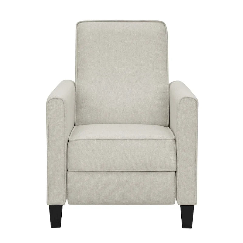 Haynes Traditional Fabric Welted Padded Recliner Chair by Furniture of America