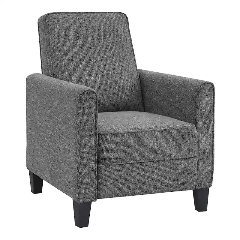 Haynes Traditional Fabric Welted Padded Recliner Chair by Furniture of America
